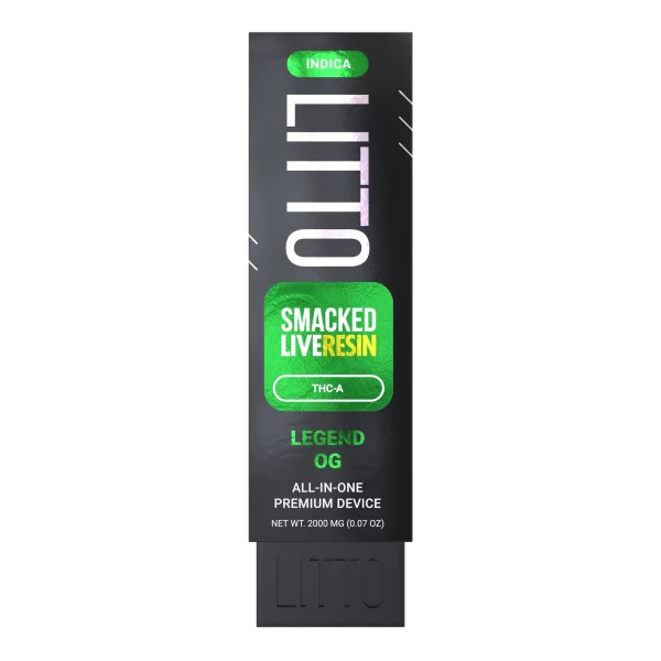 Litto Smacked live resin THCA - 2000mg