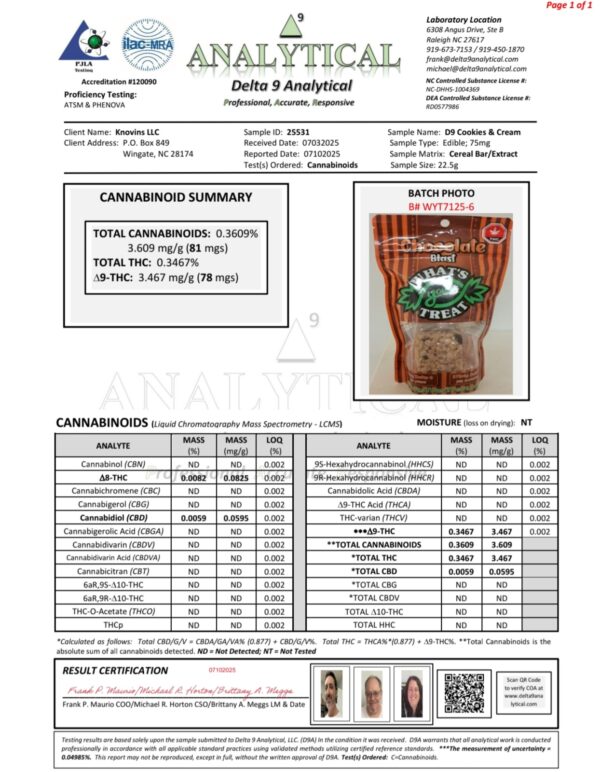 CEREAL BARS - D9 (75MG) - Image 3