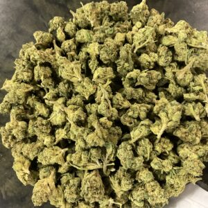 GREEN CRACK SMALLS ($80oz) – THCA 22.10% (sativa)