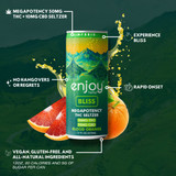 ENJOY CANNABIS DRINK 50MG THC – 10MG CBD (Hyrbid)